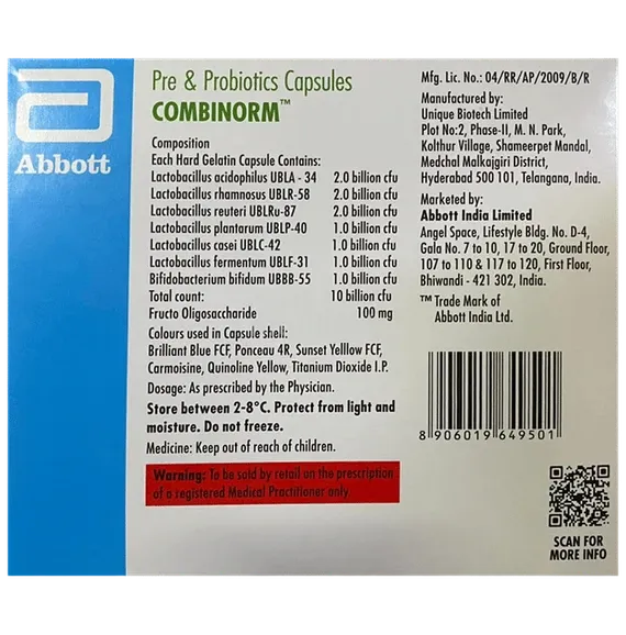 combinorm capsule 15's